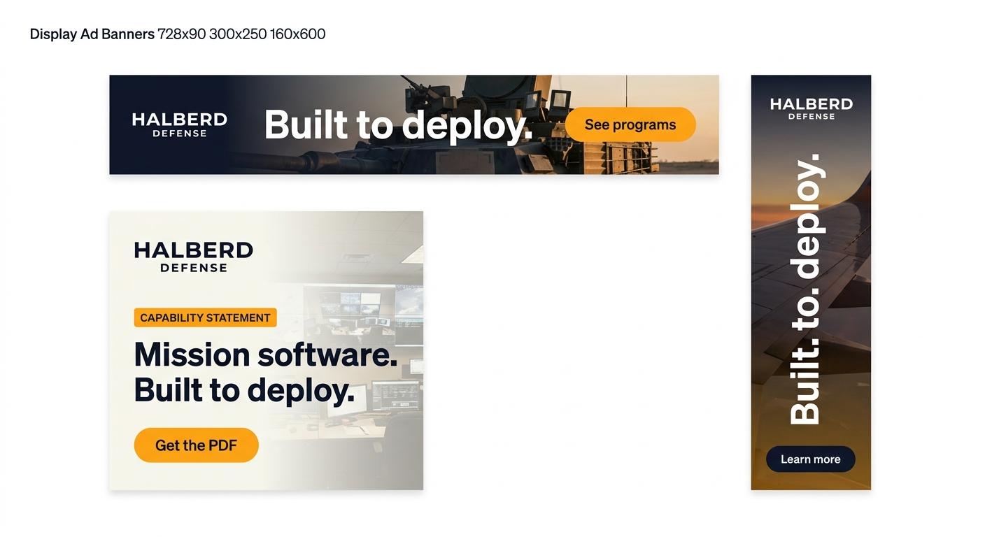 Display banner set — 2 of 2