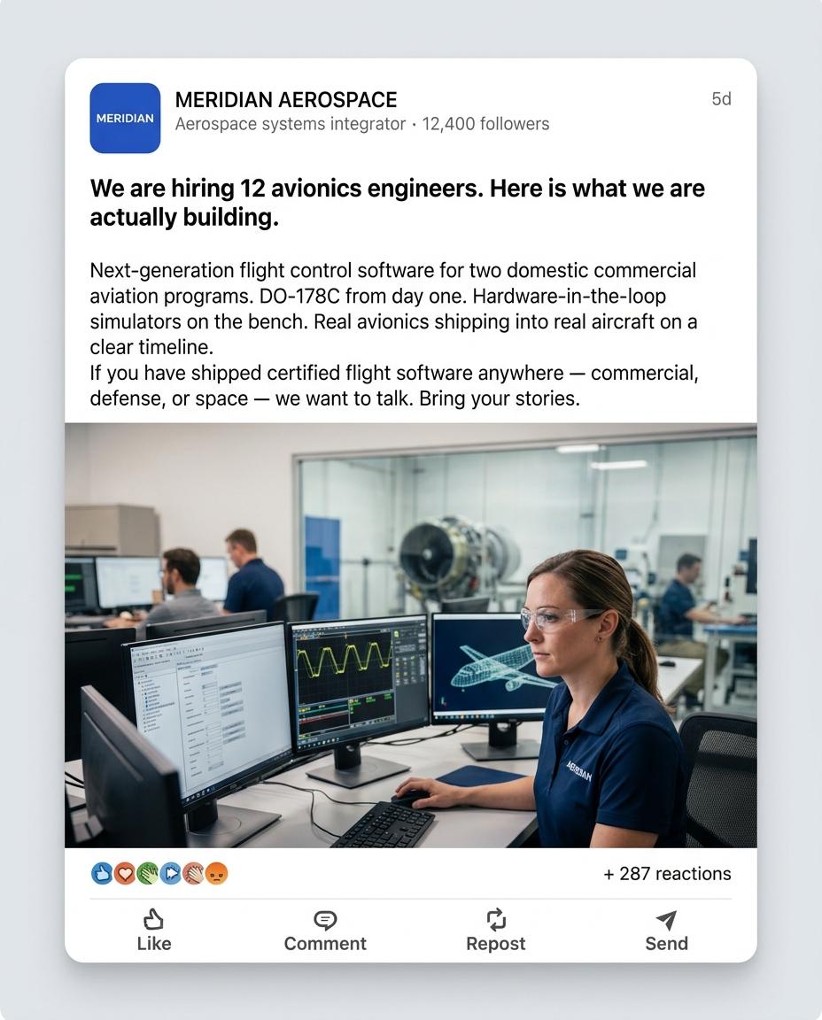 Hiring posts — 1 of 2
